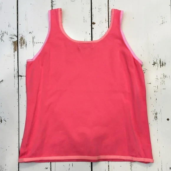 Tommy Hilfiger Coral Tank Top Keyhole Cutout Sleeveless Women’s - Picture 2 of 6